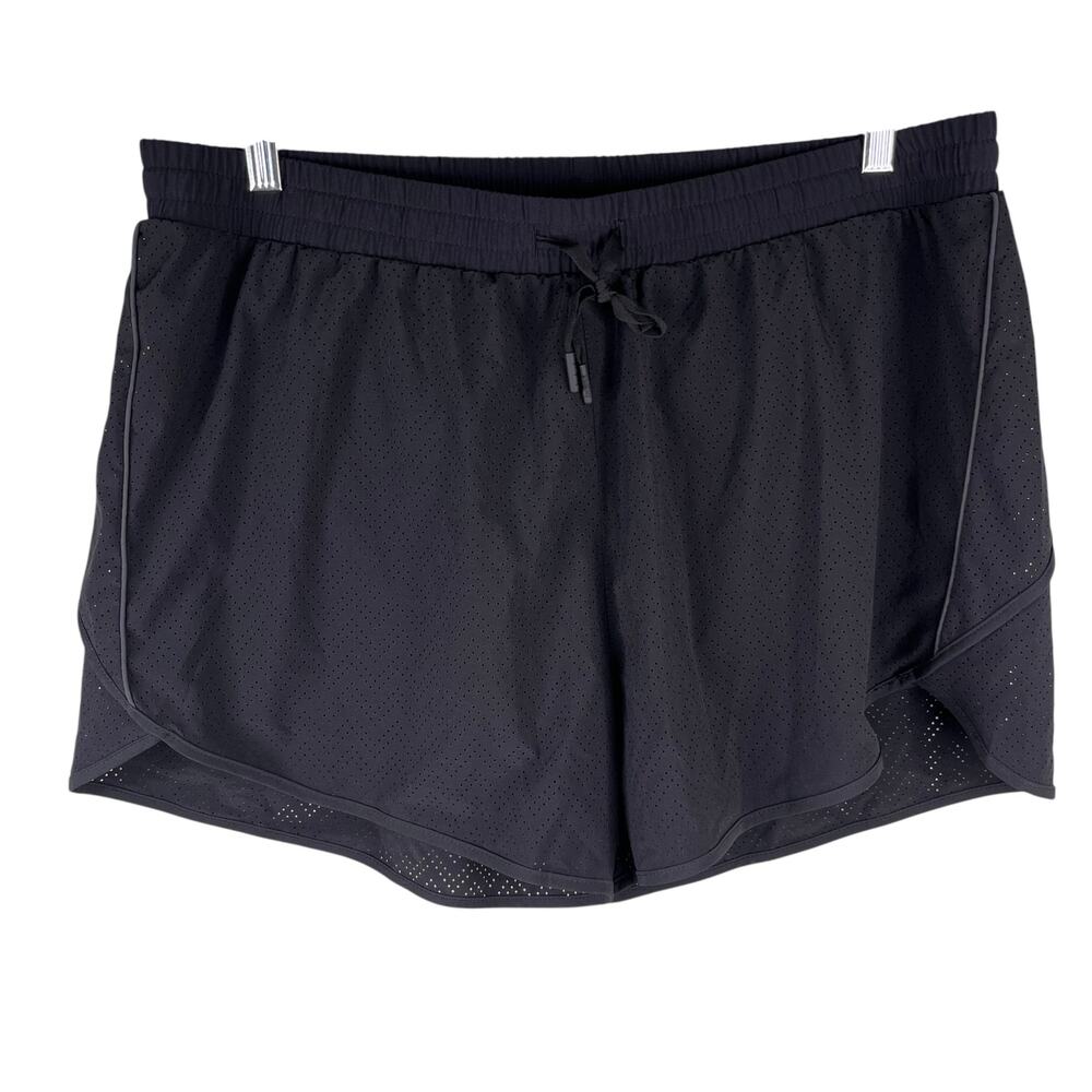 Baleaf Quick Dry Running Shorts 2XL Black Lined UPF 50 New
